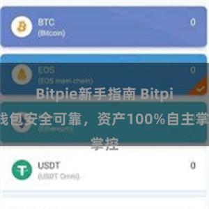 Bitpie新手指南 Bitpie钱包安全可靠，资产100%自主掌控