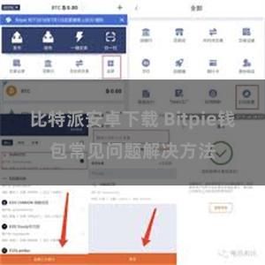 比特派安卓下载 Bitpie钱包常见问题解决方法