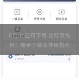 Bitpie应用下载 比特派钱包：新手下载及使用指南