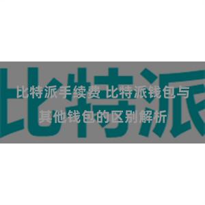 比特派手续费 比特派钱包与其他钱包的区别解析