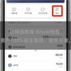 比特派教程 Bitpie钱包：资产100%自主掌控，安全可靠。