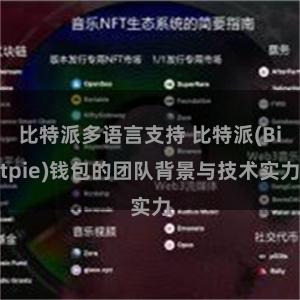 比特派多语言支持 比特派(Bitpie)钱包的团队背景与技术实力