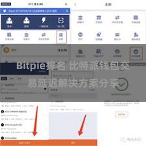 Bitpie排名 比特派钱包交易延迟解决方案分享