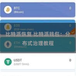 比特派恢复 比特派钱包：分布式治理教程