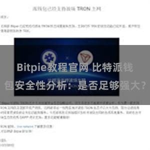 Bitpie教程官网 比特派钱包安全性分析：是否足够强大？