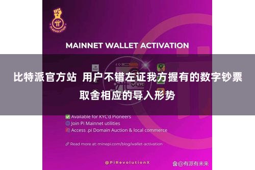 比特派官方站  用户不错左证我方握有的数字钞票取舍相应的导入形势