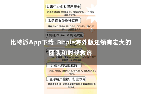 比特派App下载  Bitpie海外版还领有宏大的团队和时候救济